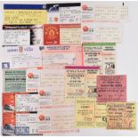 TICKETS: Manchester Utd home match tickets 1968/69 AC Milan (European Cup semi/final), 1968/69 AC