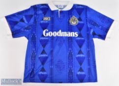 1993-1994 Portsmouth FC Replica Football Shirt, made by Asics, size XXL, short sleeve, with Goodmans