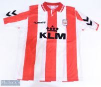 1993-94 Brentford FC Replica Football shirt, made by Hummel, short sleeve, size XL, with KLM