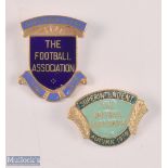 1978 + 1979 The FA Association Superintendent Enamel Badges (2)