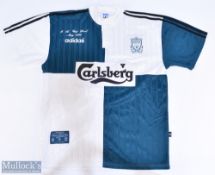 1996 Liverpool F. A. Away Cup Final Commemorative Replica Football Shirt, made by Adidas, short