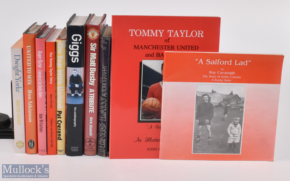 Assorted Manchester United biographies and autobiographies (10) including Matt Busby, Tommy