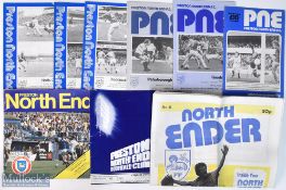 Collection of Preston North End home programmes 1954/55 Charlton Athletic, Everton, 1955/56 Burnley,