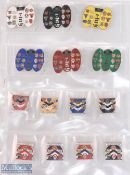 Assorted Rugby League enamel badges features Magic Weekend examples, World Club Series, Four