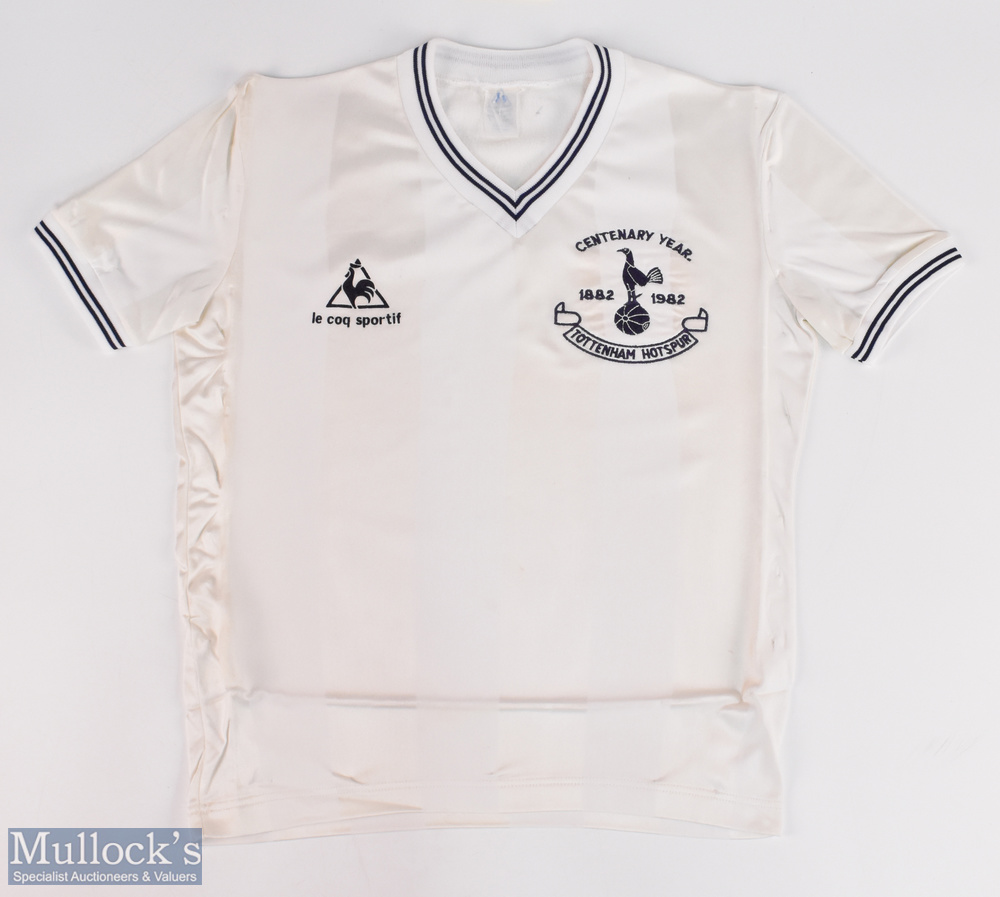 1982 Tottenham Hotspur Centenary Replica Football Shirt, short sleeve made by Le coq sportiff,