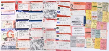 TICKETS: Liverpool European match tickets homes 1991/92 Auxerre (UEFA), 1992/93 Apollon (ECWC),