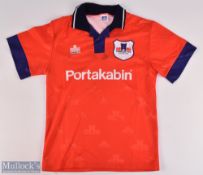 1996-1997 York City Replica Football Shirt made by Admiral, size 34"- 36", short sleeve, with