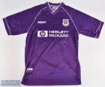 1998-1999 Tottenham Hot Spurs Away Replica Football Shirt, made by Pony, size M, short sleeve,