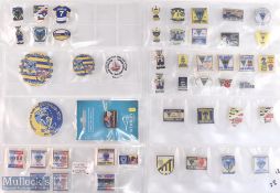 Warrington Wolves Rugby League enamel badge selection to incl Challenge Cup, Supporters Club,