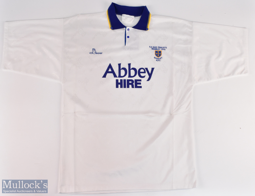 1992 Guiseley A.F.C F.A. Vase Finalist Wembley 1992 Commemorative Replica Football Shirt, made by