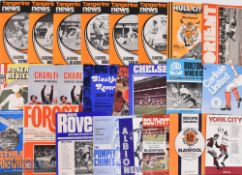 1975/76 Blackpool Div. 2 home programmes complete league season (21); aways complete league