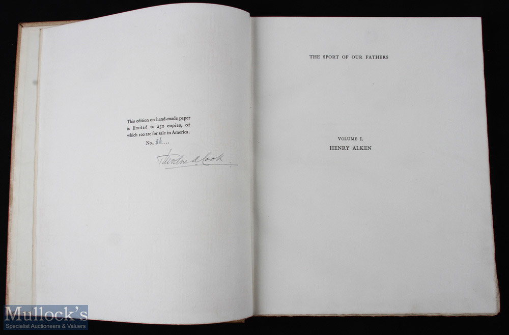 Limited Signed edition 'The Sport of our Fathers' containing biographical studies of sports - Image 2 of 2
