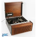 G Marconi Record Player in untested condition - for spares or repair - has speeds of 33, 45, 78