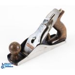 Record No.03 Block Plane Woodwork Tool with corrugated base, made in England all original G