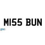 Private UK Vehicle Registration Plate - M155 BUN