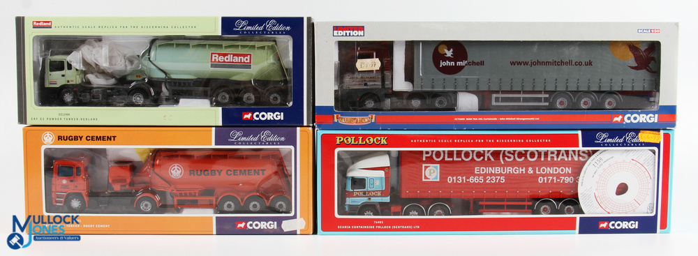 Corgi 1/50 Scale Lorries (4) - CC13409 TGA XXL curtainside John Mitchell Ltd, 76401 Scania