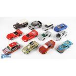 Burago Maisto Polistil 1/24 Scale Model Loose cars, to include Burago Land Rover, VW Golf GTI,