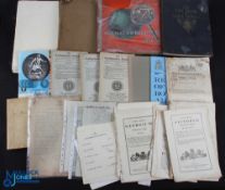 Assorted Ephemera - features printed material, booklets, prints, documents, letters, condition mixed