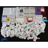 Chemists Bottles and Tablets Labels c1890s-1930s - very large selection of over 1,000 assorted