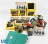 OO / HO Gauge Model Railway Scenic and Detailing Accessories (qty) - including buildings, trees,
