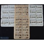 Cuba History - Selection of Cuban Lottery Ticket Sheets - the sheets dated 1844 and 1846 - 'Real