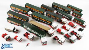 A large Collection of Corgi Eddie Stobart Commercial Haulage Vehicles, a large collection of loose