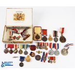 Mixed selection of 19th and 20th century Medals and Awards mostly fire service related with some