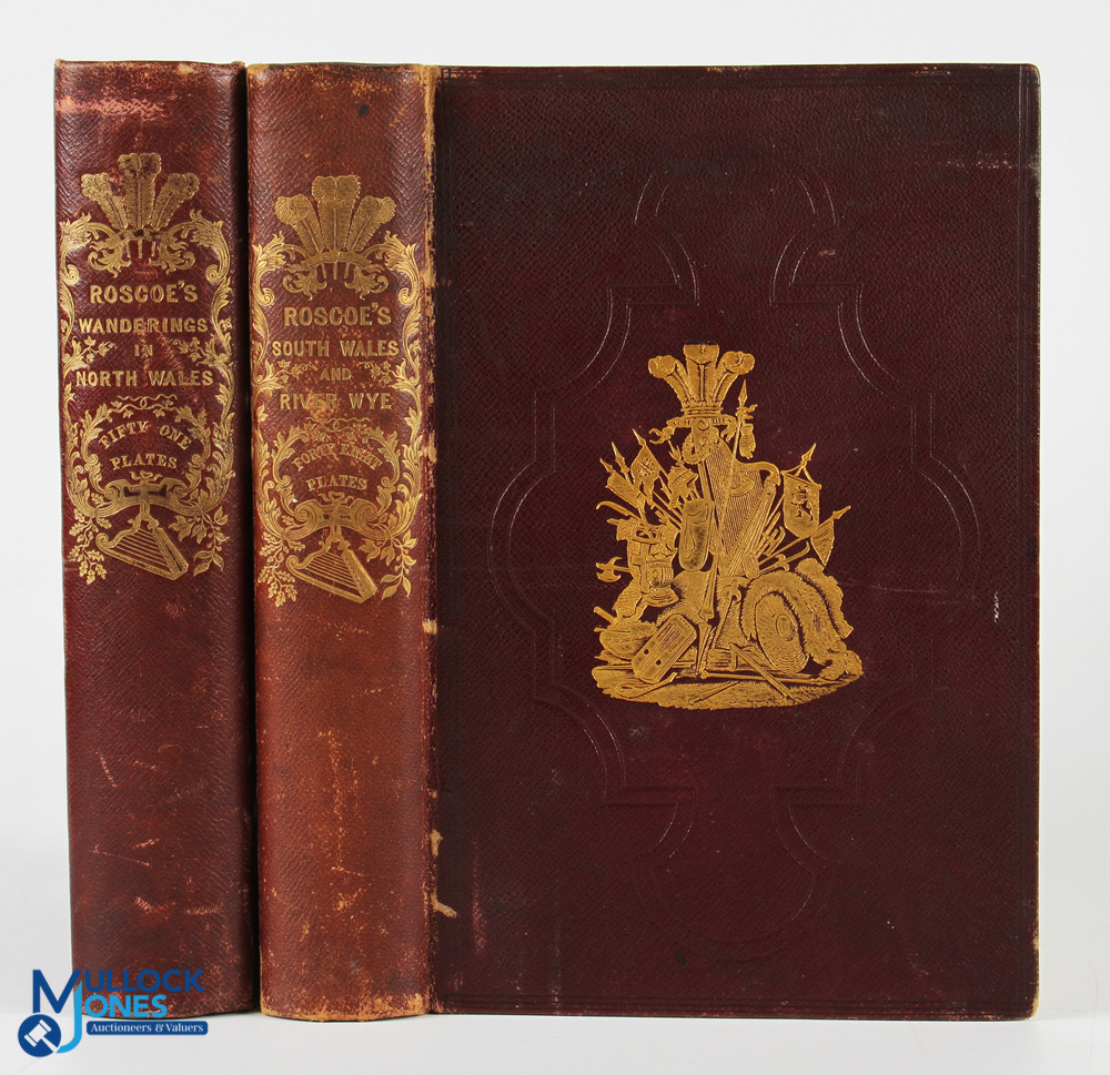 Wales - Wanderings in North Wales by Thomas Roscoe, 1st ed 1836, together with Wanderings in South