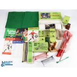 Vintage Subbuteo Accessories a good selection to include price lists and catalogues, boxed