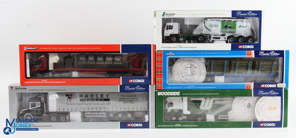 Corgi 1/50 Scale Lorries (5) - CC12806 Scania T log trailer J & G Riddell Ltd, CC12812 Scania T