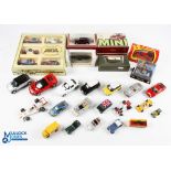 Diecast Toy Cars a mixed lot with boxed examples of Corgi 30th anniversary Mini, Matchbox models