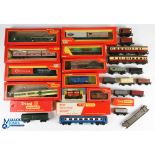 Mixed Selection of Triang and Hornby OO Gauge Rolling Stock - inc coaches, wagons, container wagons,