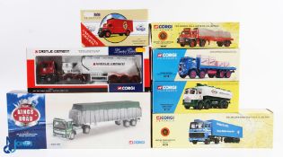 Corgi Commercial Diecasts (7) - CC10301 AEC Ergo sheeted platform trailer Willmotts Transport