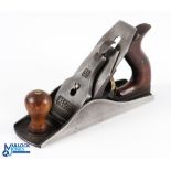 Record SS No.04 Half Block Plane Woodwork Tool with smooth base, made in England all original F-G