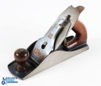Record SS No.04 Block Plane Woodwork Tool with corrugated base, made in England all original G