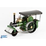 D R Mercer (DRM) Birmingham Scale Live Steam Road Roller finished in green and black with black