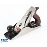 Record No.04 Half Block Plane Woodwork Tool with corrugated base, made in England all original G