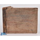 Sketch Book c18th - containing a number of reasonable executed sketches and watercolours. From the