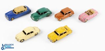 Dinky Diecast Car Toys, to include Morris Oxford, Hillman Minx, Ford Sedan, Hudson Sedan, Rover