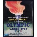 Official Report of The London Olympic Games, 1948 - large and informative souvenir booklet with