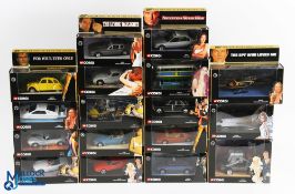 Corgi James Bond 007 Diecast Vehicles, all from the Definitive Bond Collection - a set of 17 with