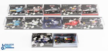 Pauls Model Art Minichamps F1, sports cars diecast models, to include Williams Renault FW 18,