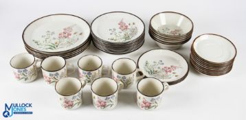 J & C Meakin Lifestyle Wayside Oven to Table set, plates, saucers, bowls, cups - a part set of #38