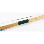 Stuart Homer 2003 Poole Longbow with maker's details, 35 / 29 detailed, measures 183cm approx., with