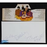 The Beatles and George Martin - Autograph - The Beatles autographs featuring John Lennon, Paul