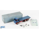 Clockwork Shackleton Foden FG.6 Flatbed Lorry, in its original box with instructions, key, the