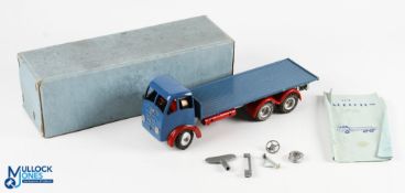 Clockwork Shackleton Foden FG.6 Flatbed Lorry, in its original box with instructions, key, the