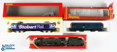 Hornby OO Gauge Boxed Locomotives (3) - R3057 Stobart Rail Class 92 92017, top detailing and one