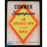 Commer Lorries c1938 Large Poster Size Brochure with 8 photographs of their range of 5 Models of