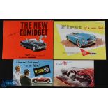 Selection of MG Automobile Sales publications / posters (4) to include The New T F Series fold out
